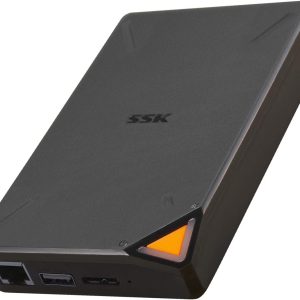 SSK 1TB Personal Cloud External Wireless Hard Drive Portable NAS Storage with WiFi Hotspot for Travel, Support Auto-Backup Connect SD Card Reader Share Data for iPhone iPad Tablet Smart Phone Laptop