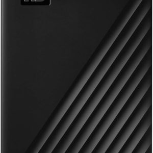 WD 1TB My Passport, Portable External Hard Drive, Black, backup software with defense against ransomware, and password protection, USB 3.1/USB 3.0 compatible - WDBYVG0010BBK-WESN